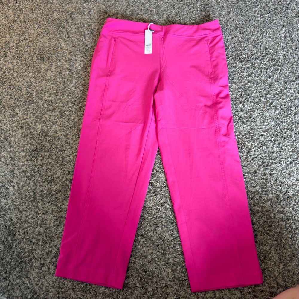Chicos Zenergy Neema Crop Pants Dragon Pink Womens Size 0.5 US 6 New 6532962760